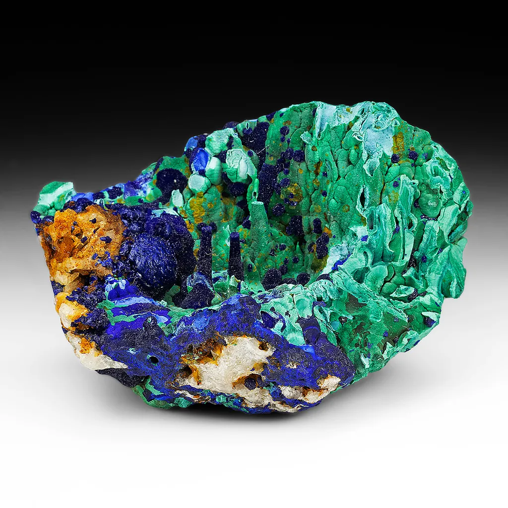 Azurite with Malachite image