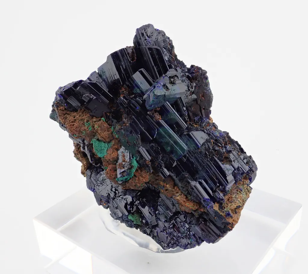 Azurite with Malachite image