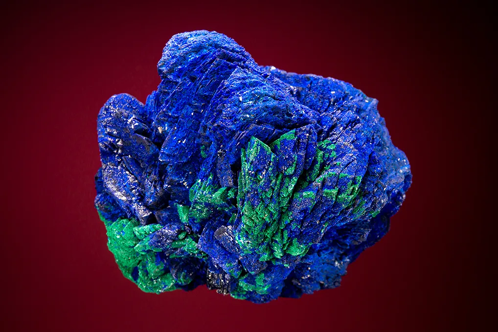 Azurite with Malachite image