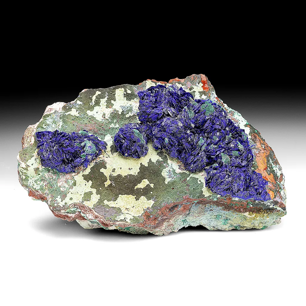Azurite with Malachite image