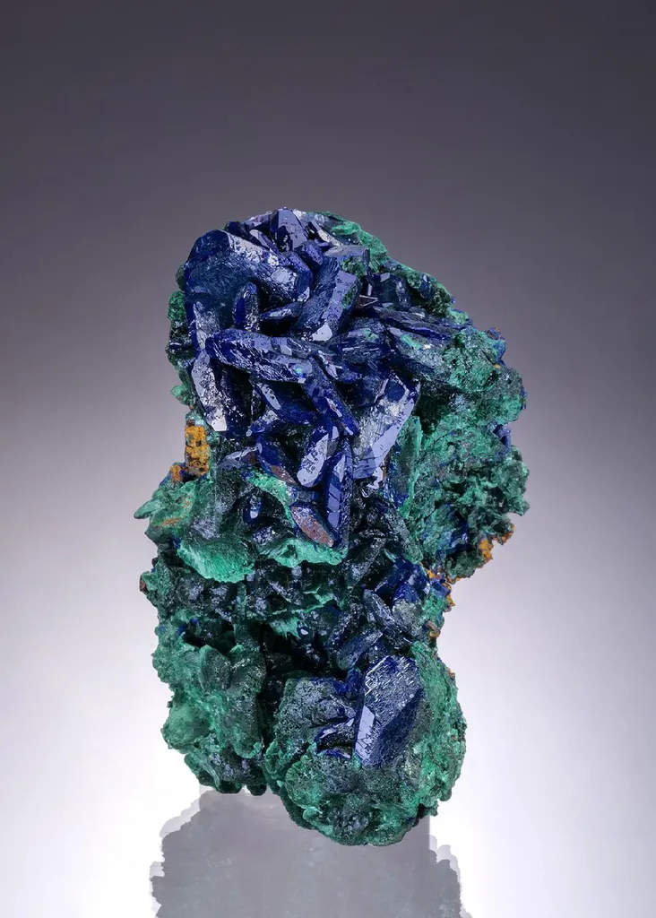 Azurite with Malachite image