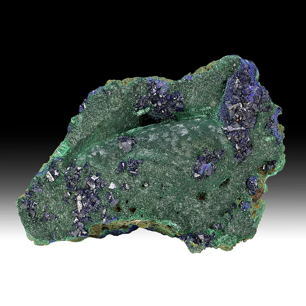 Azurite with Malachite image
