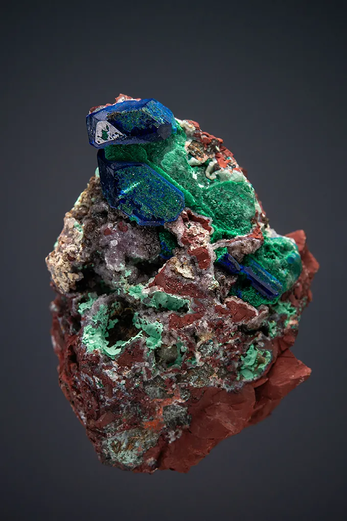 Azurite with Malachite image