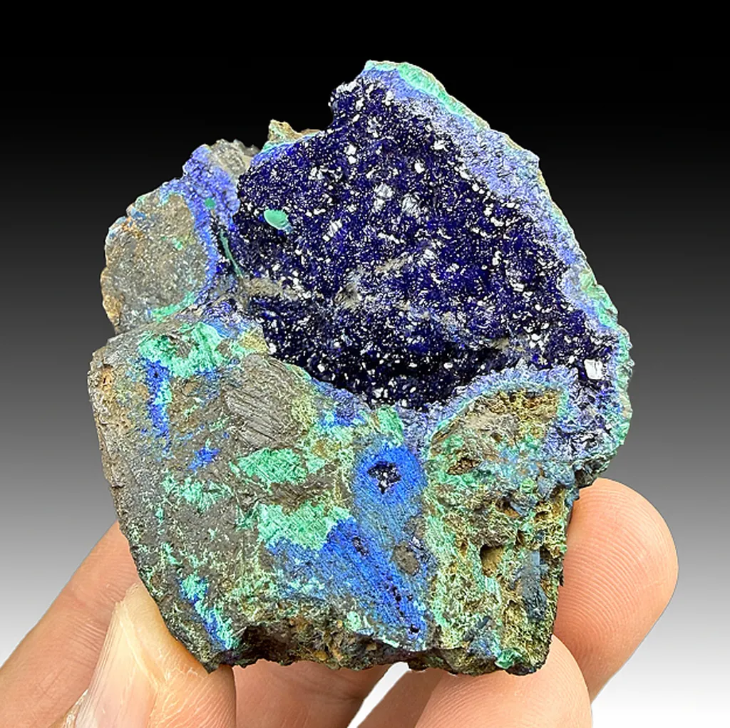 Azurite with Malachite image