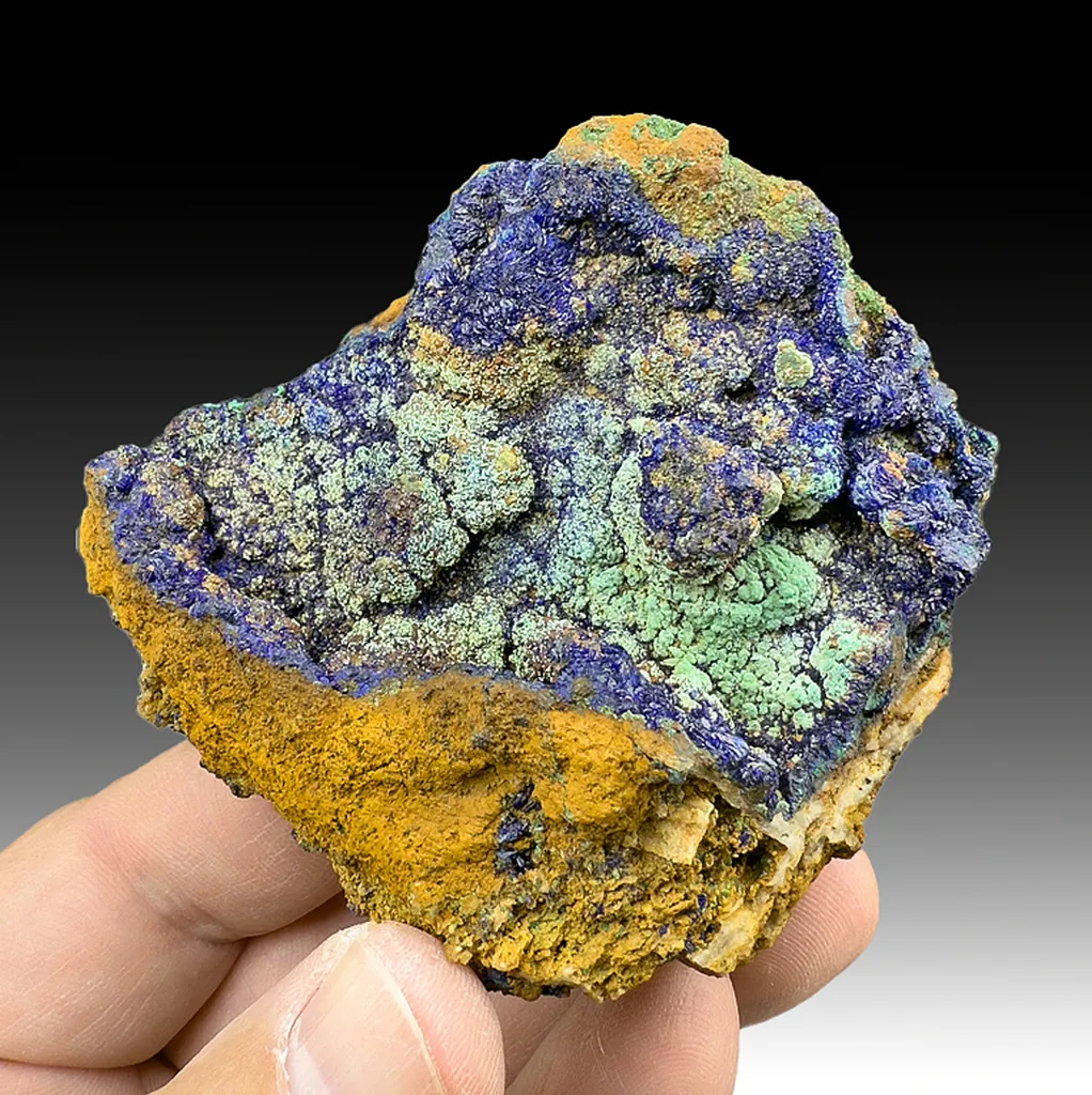Azurite with Malachite image
