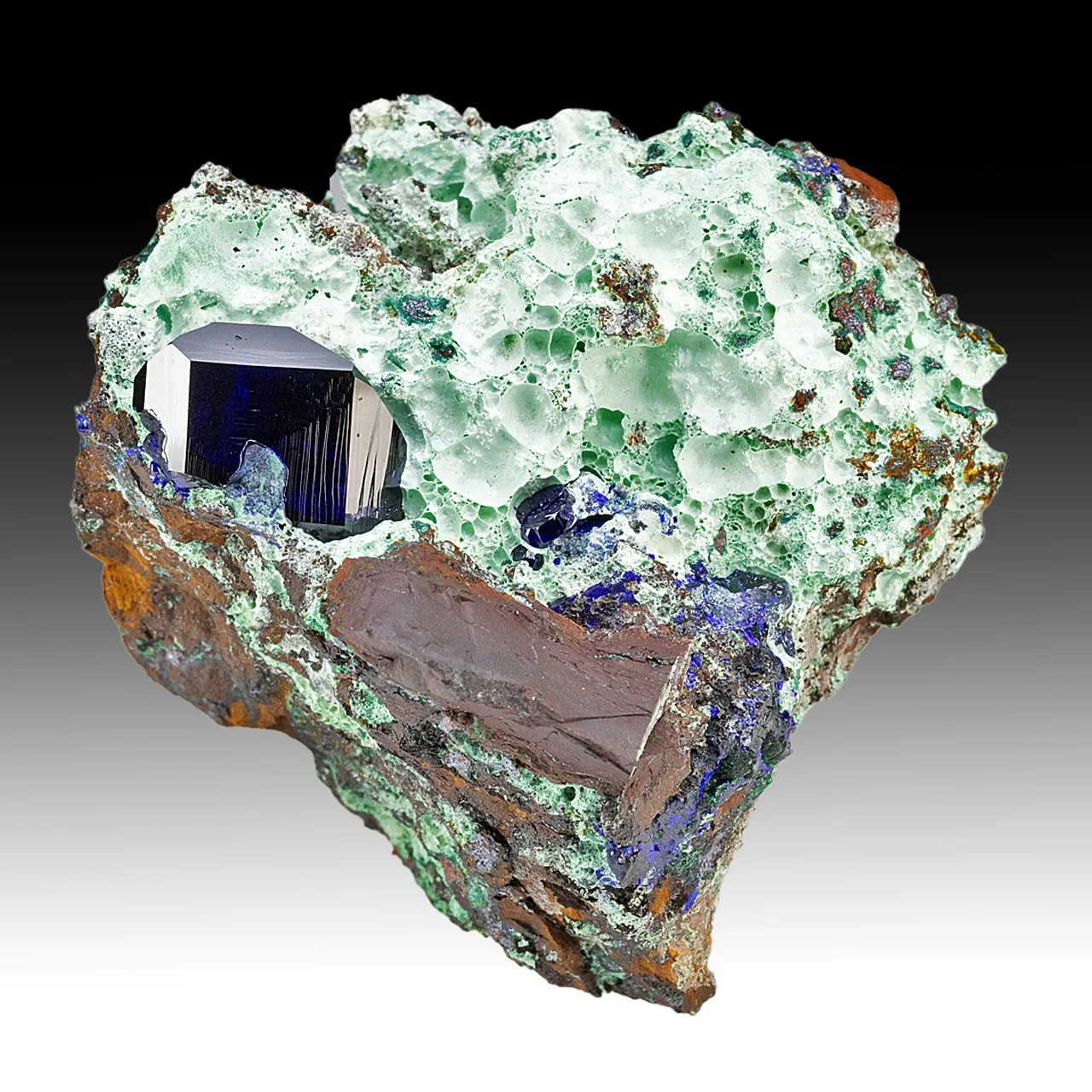 Azurite with Malachite - image 1