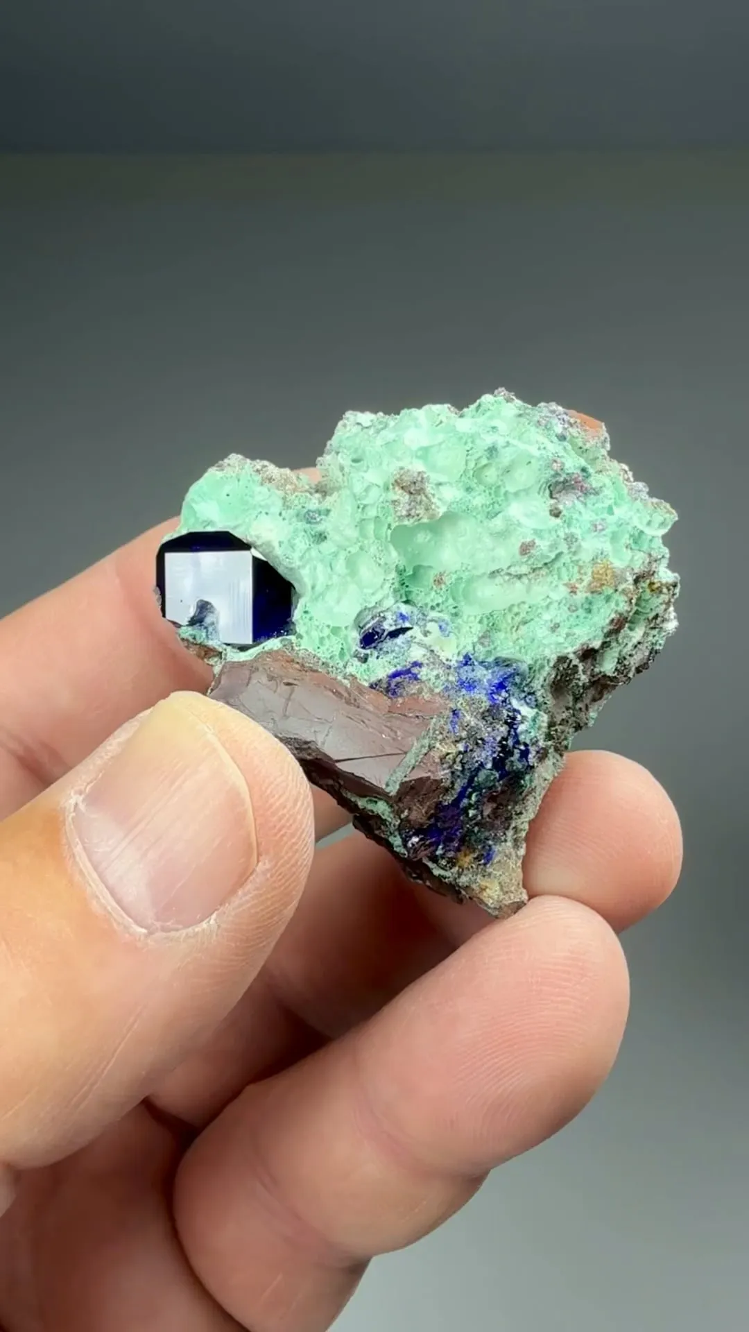 Azurite with Malachite - image 2