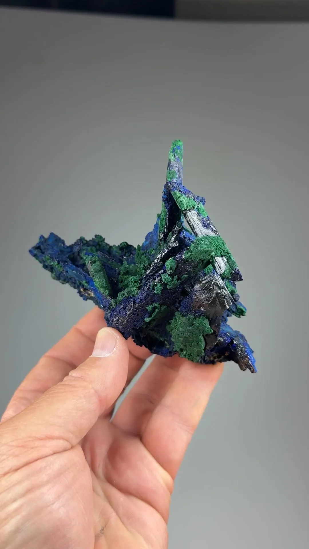 Azurite with Malachite - image 3
