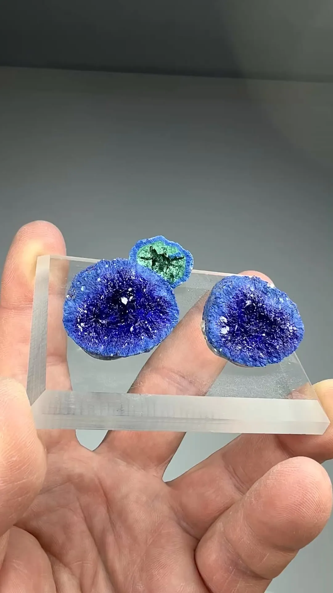 Azurite with Malachite (871 - 872) - image 2