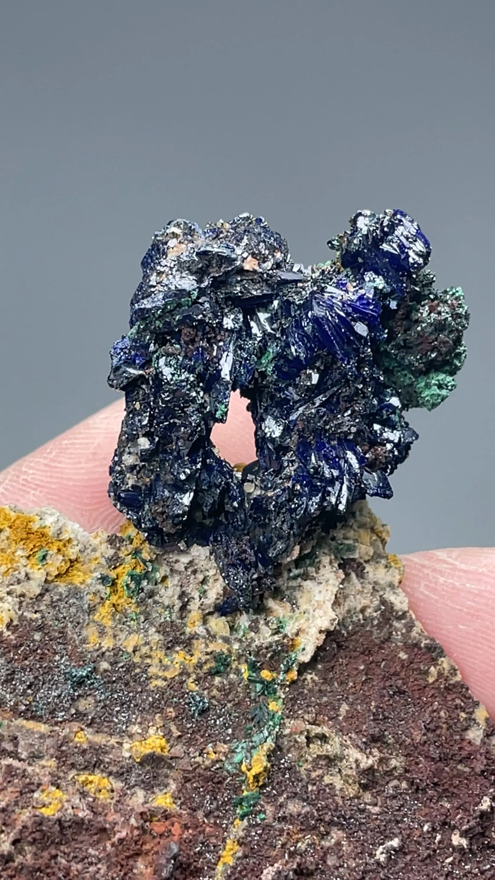 Azurite with Malachite - image 2