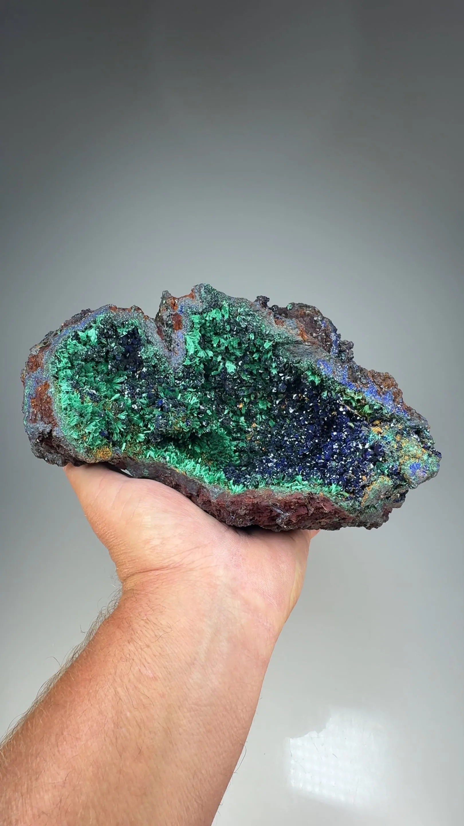 Azurite with Malachite - image 2