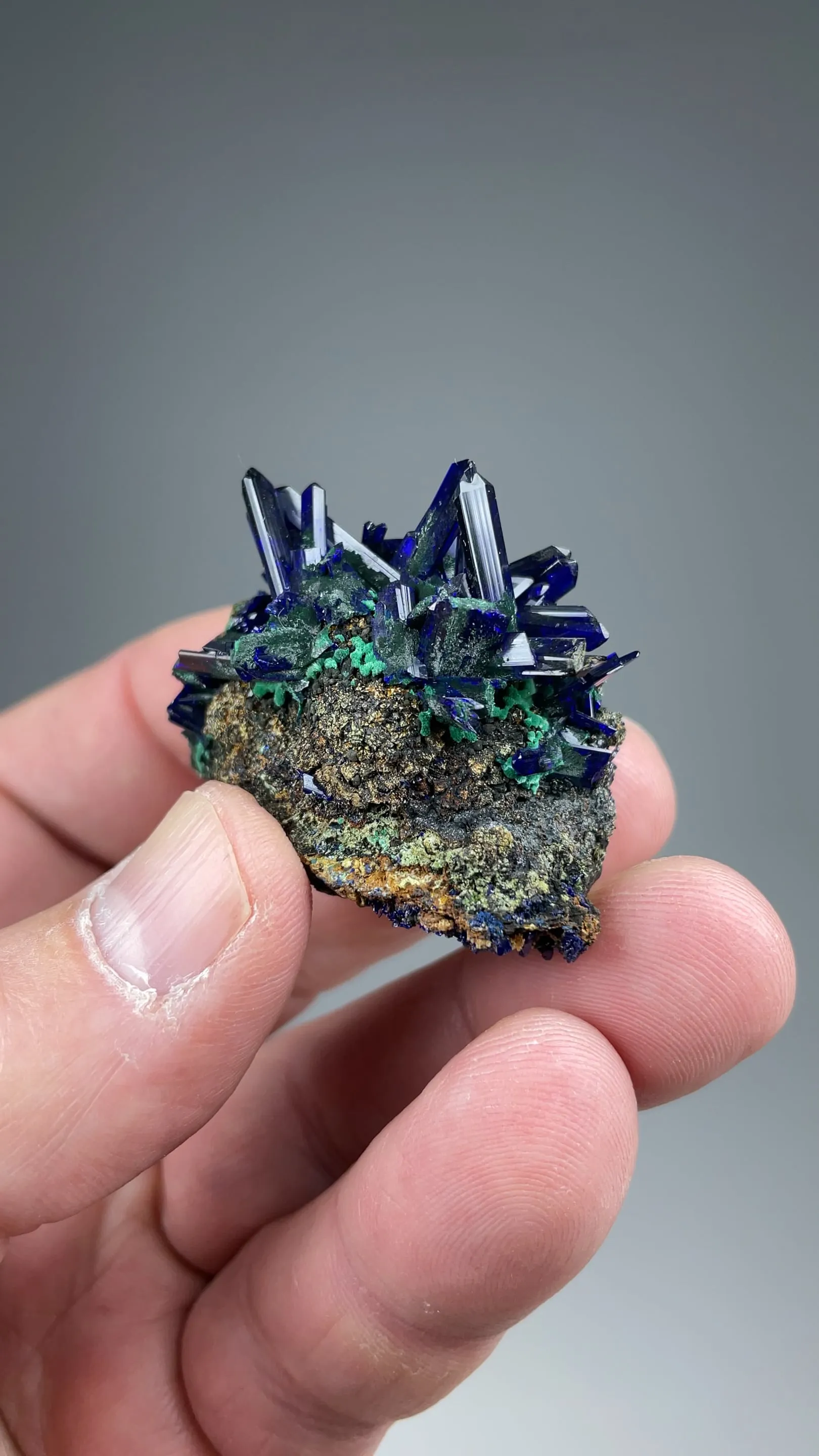 Azurite with Malachite - image 2