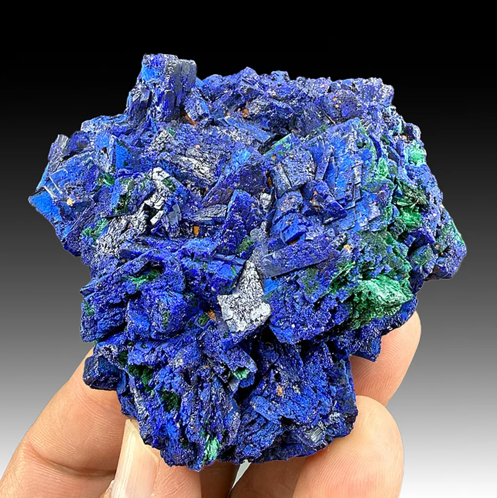 Azurite with Malachite image