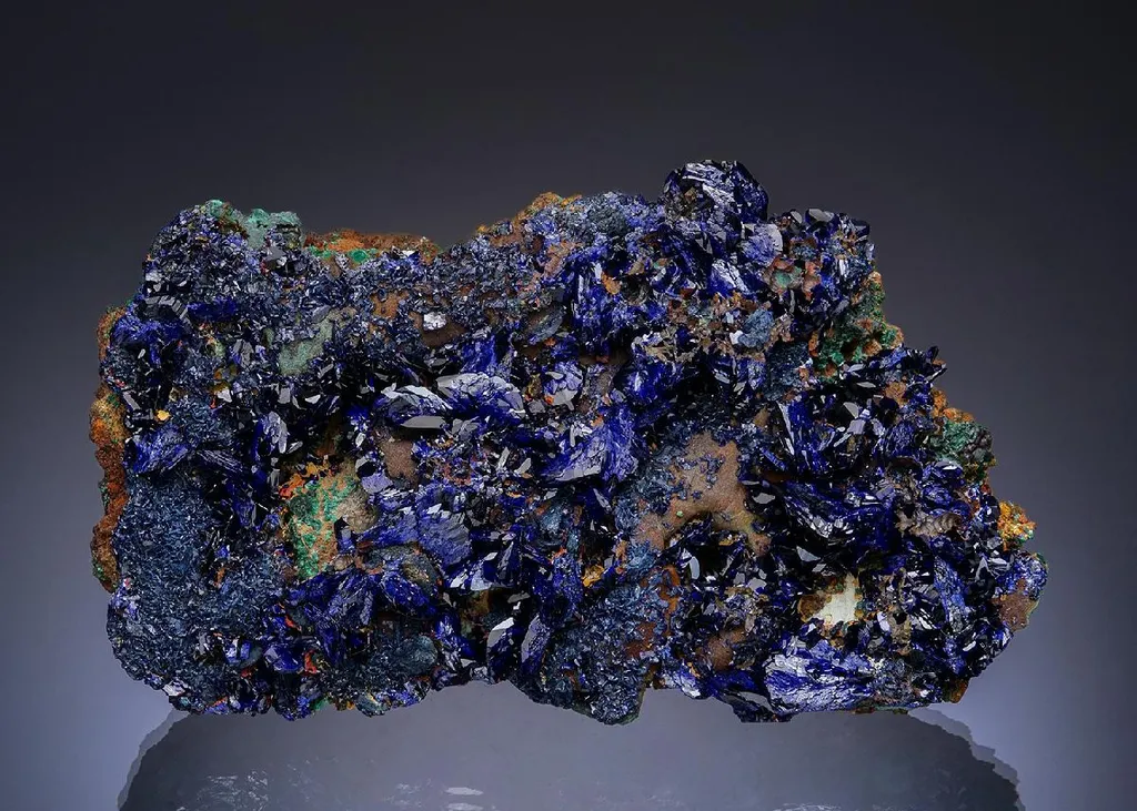 Azurite with Malachite image