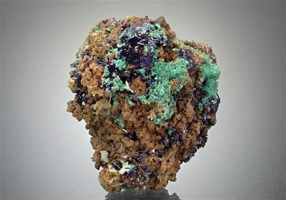 Azurite with Malachite image