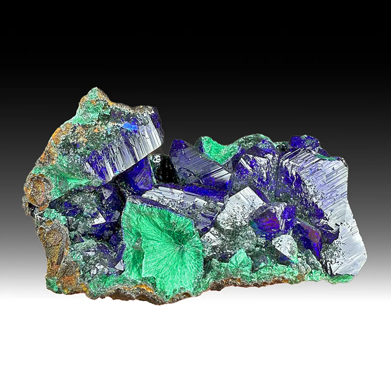 Azurite with Malachite - image 1