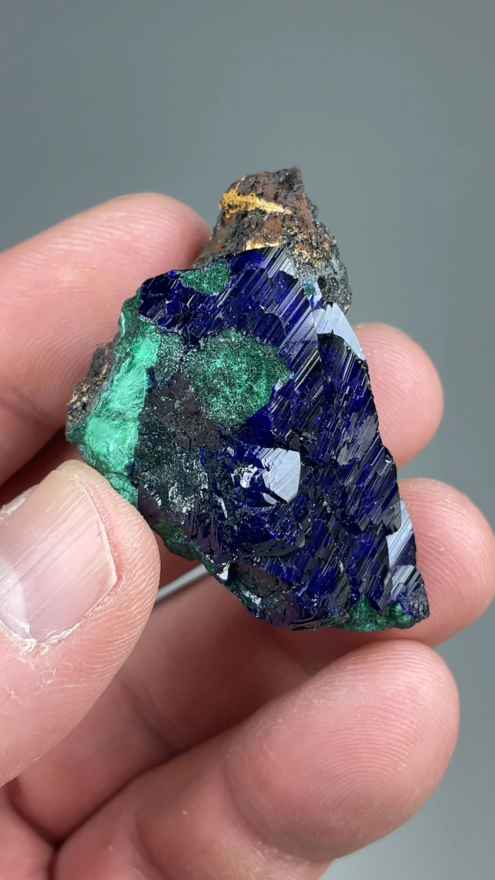 Azurite with Malachite - image 2