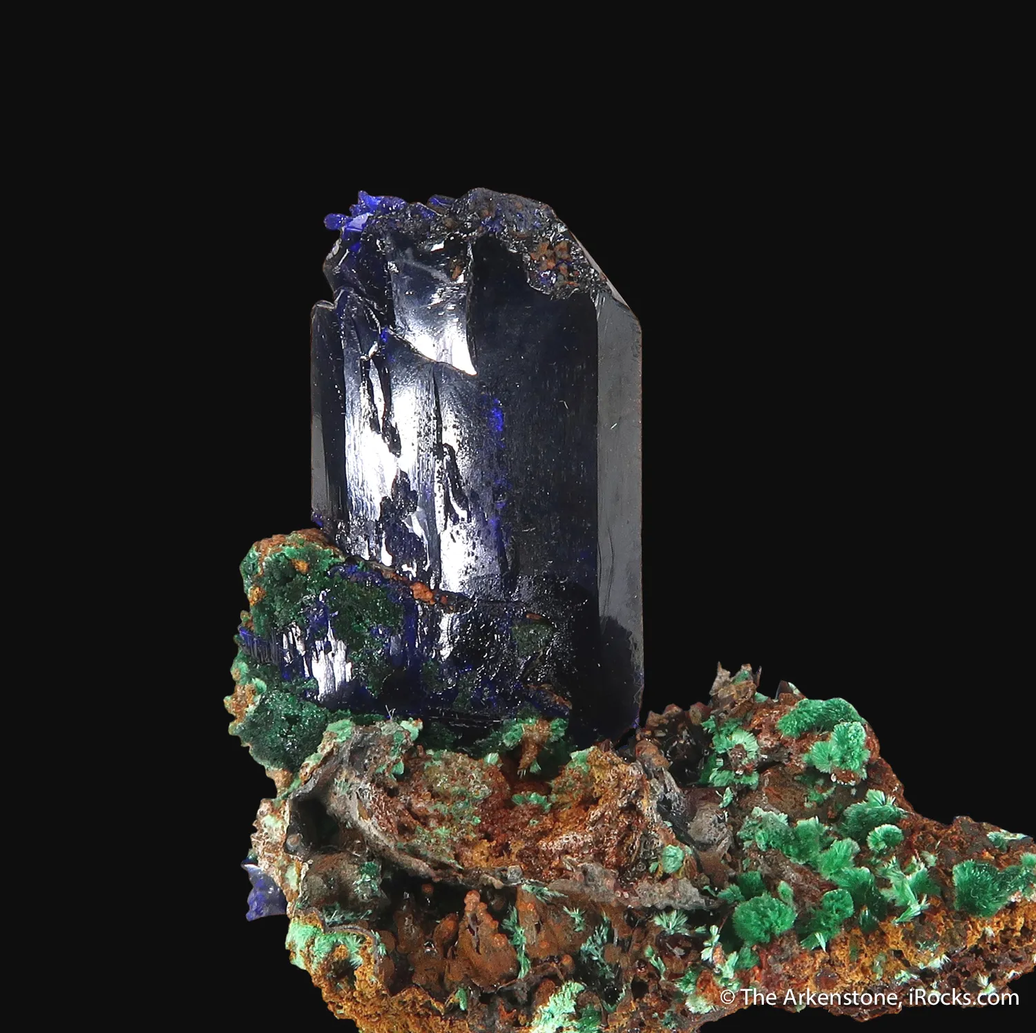 Azurite with Malachite - image 6
