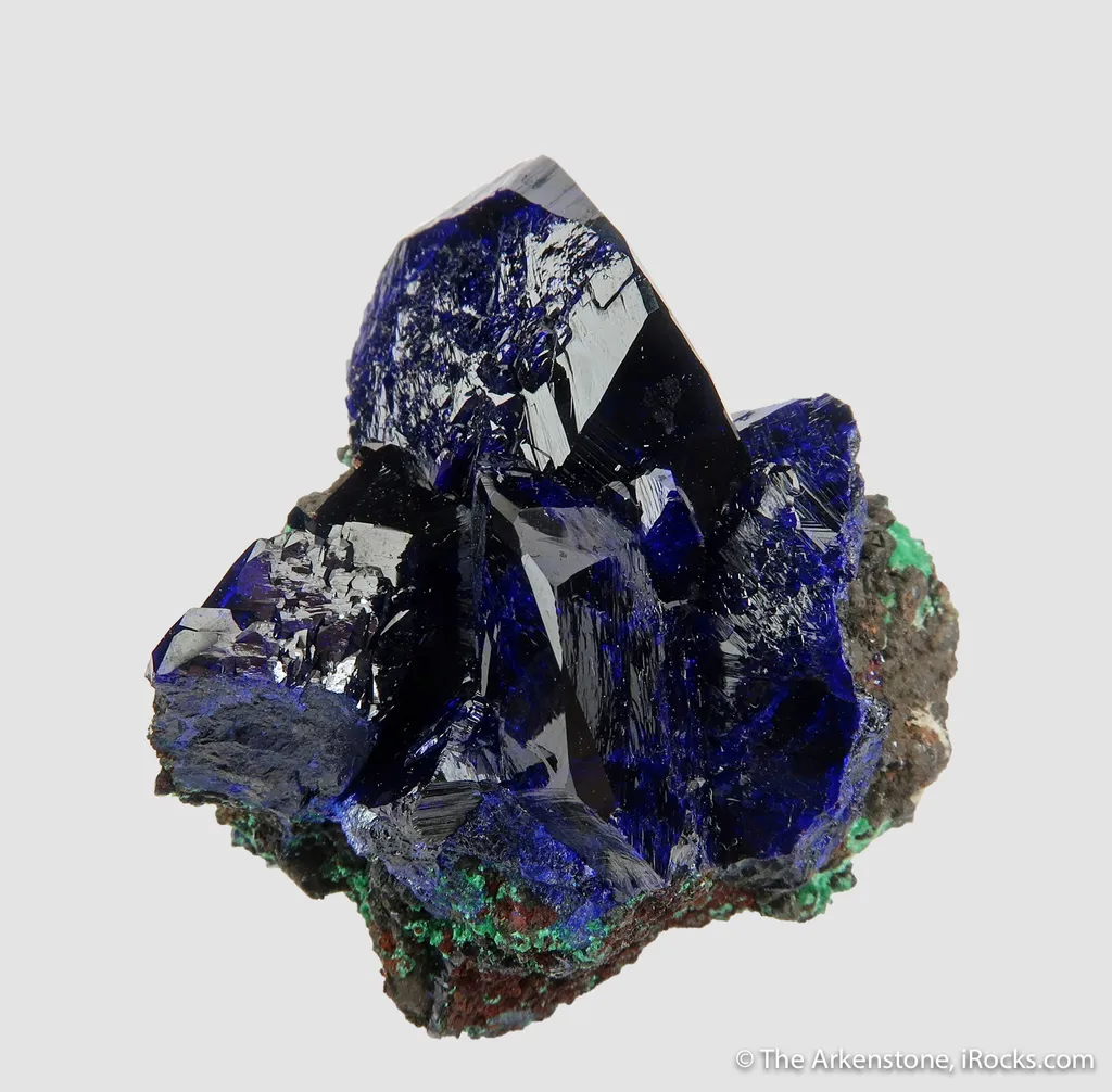 Azurite with Malachite image