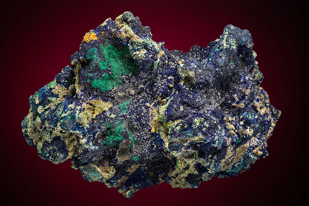 Azurite with Malachite image
