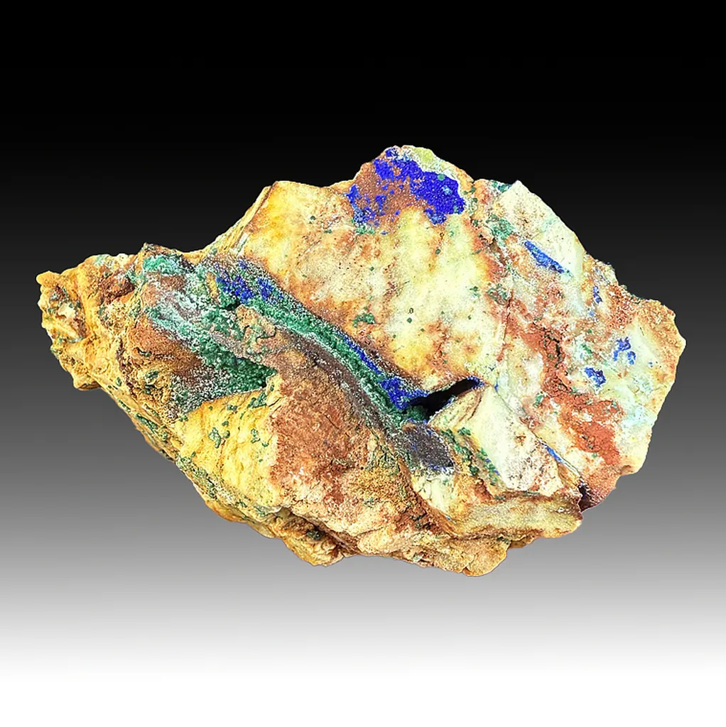 Azurite with Malachite image