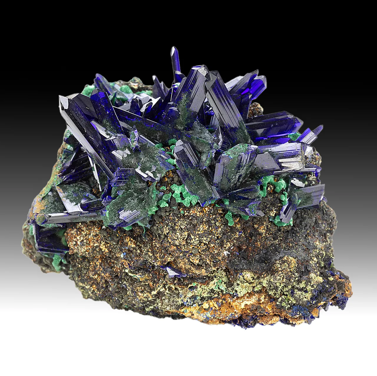 Azurite with Malachite - image 1