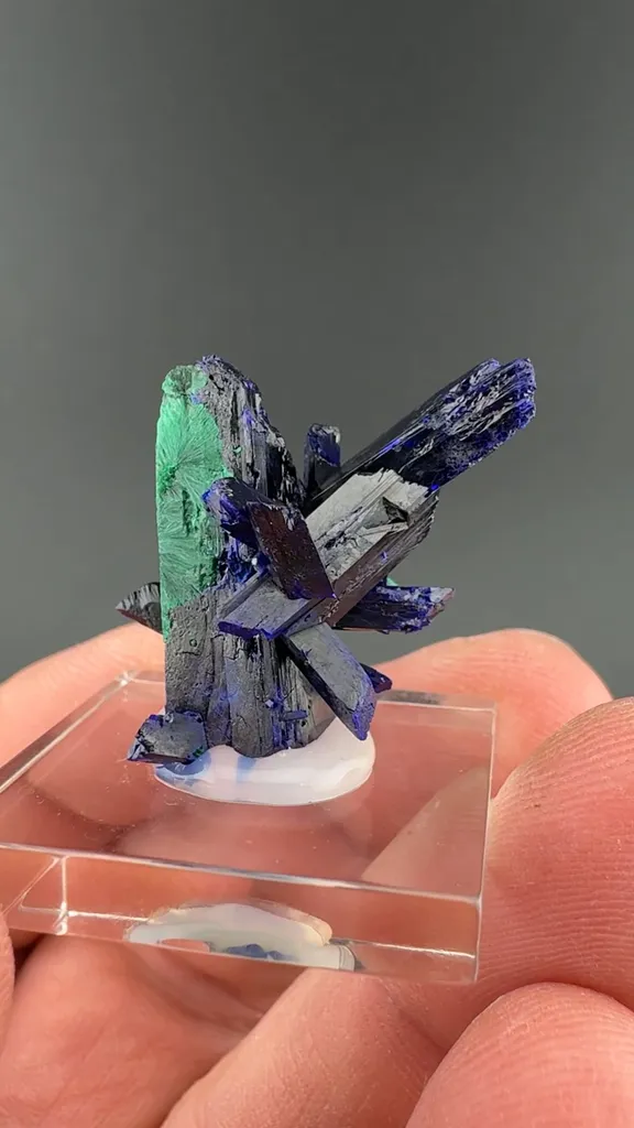 Azurite with Malachite image