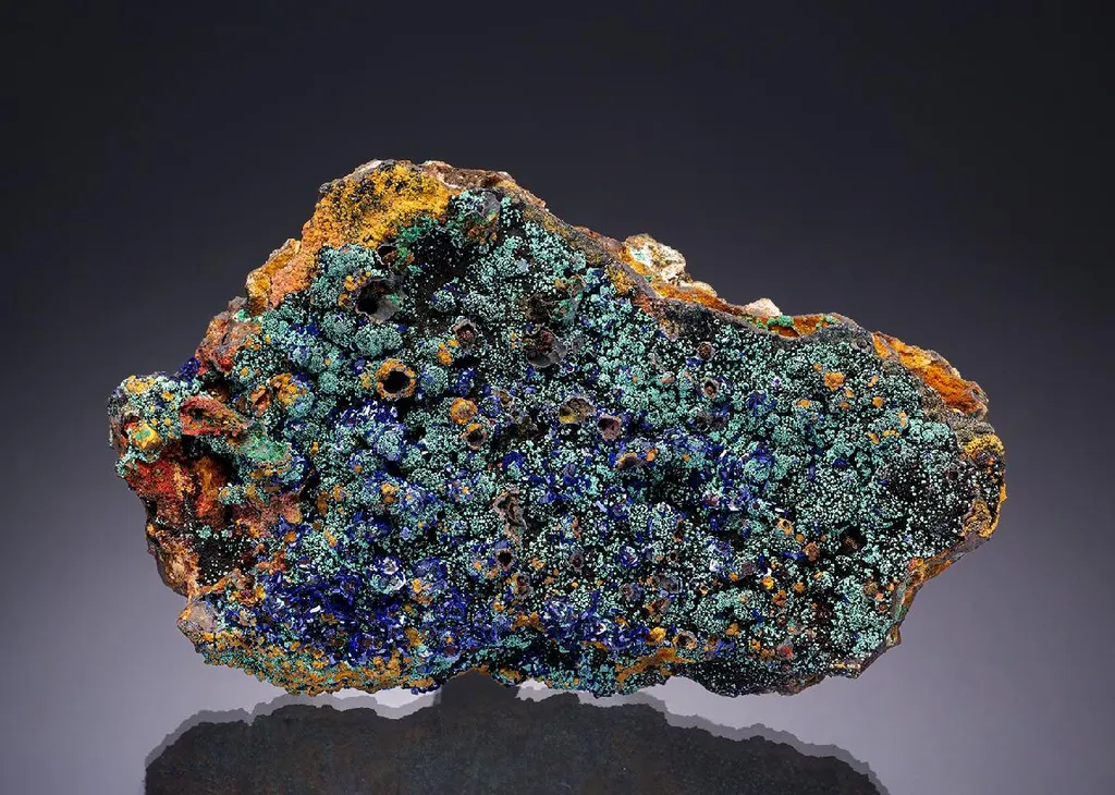 Azurite with Malachite image