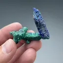 Azurite with Malachite after Azurite - image 2
