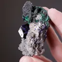 Azurite with Malachite after Azurite with Anglesite - image 2
