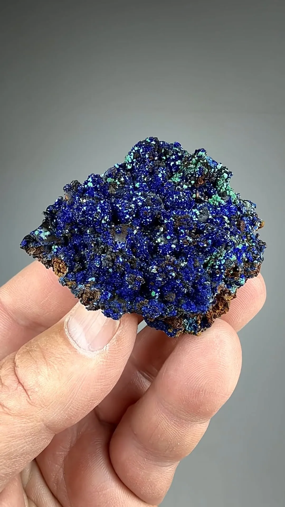 Azurite with Malachite after Cuprite - image 2