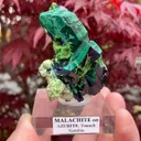 Azurite with Malachite and Arsenotsumebite or Balydonite - image 2