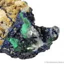 Azurite with Malachite and Baryte - image 4