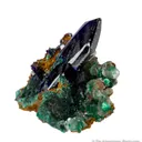 Azurite with Malachite and Calcite - image 6