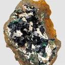 Azurite with Malachite and Calcite - image 6
