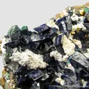 Azurite with Malachite and Calcite - image 3