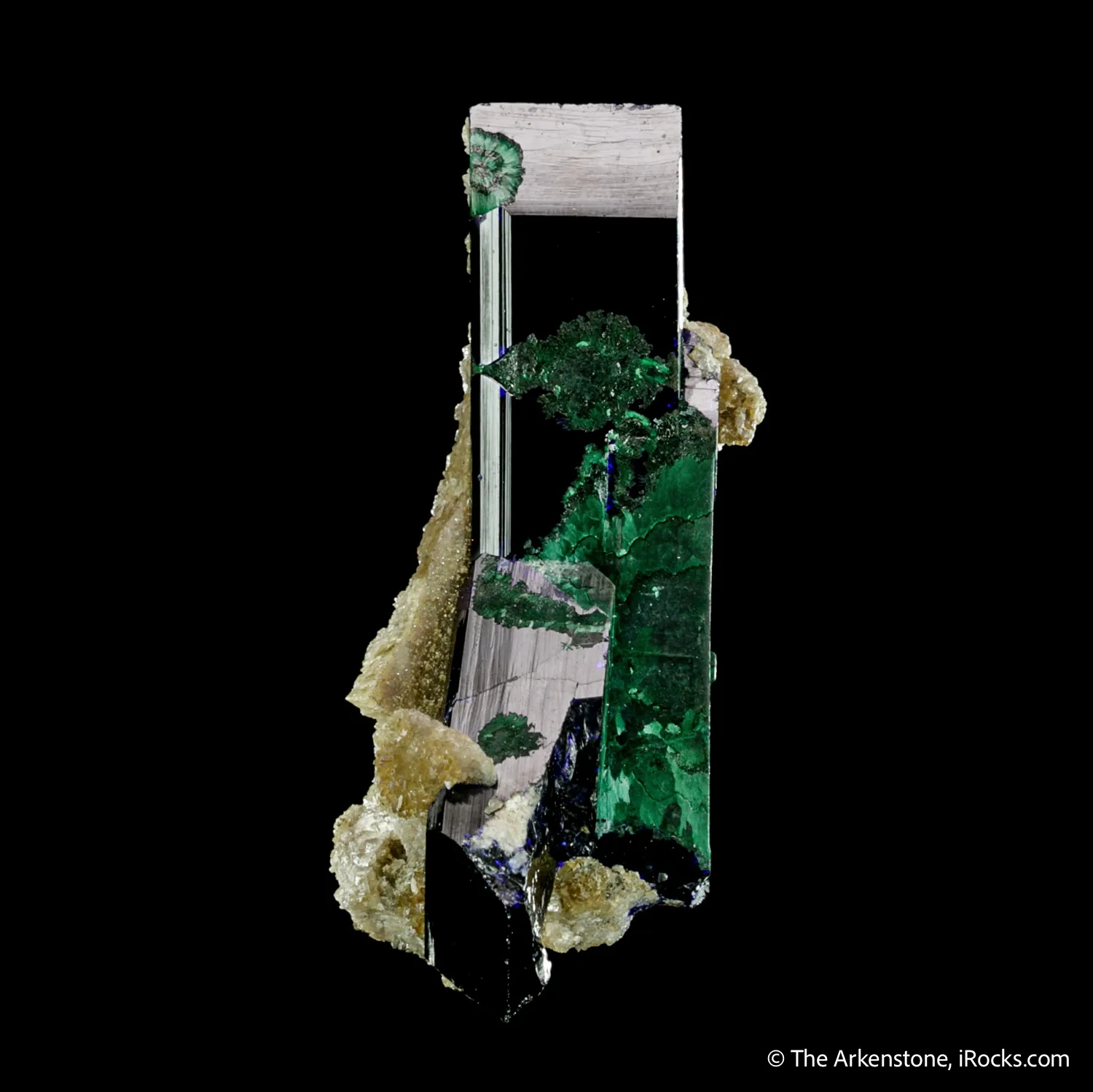 Azurite with Malachite and Cerussite - image 4