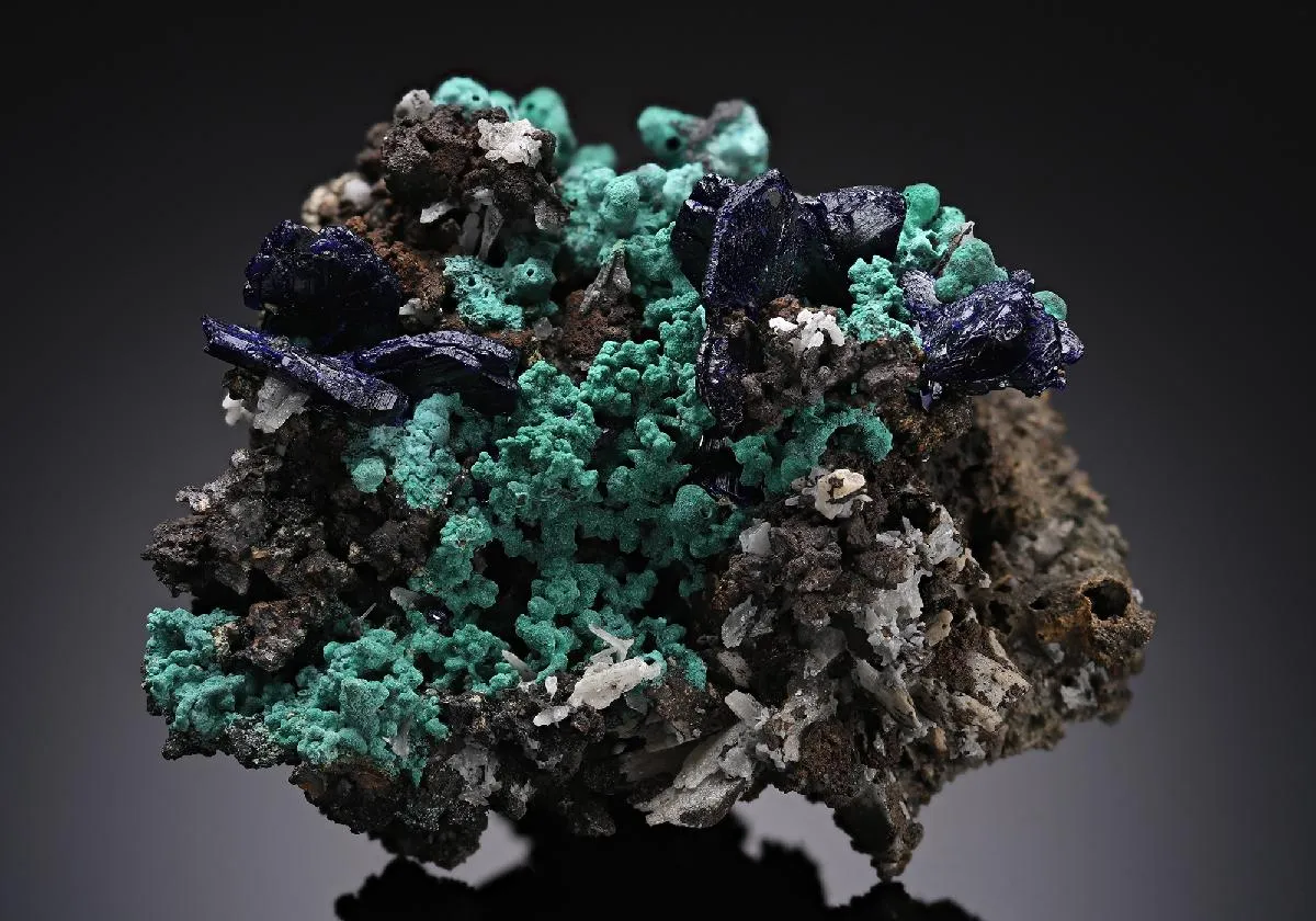 Azurite with Malachite - image 1