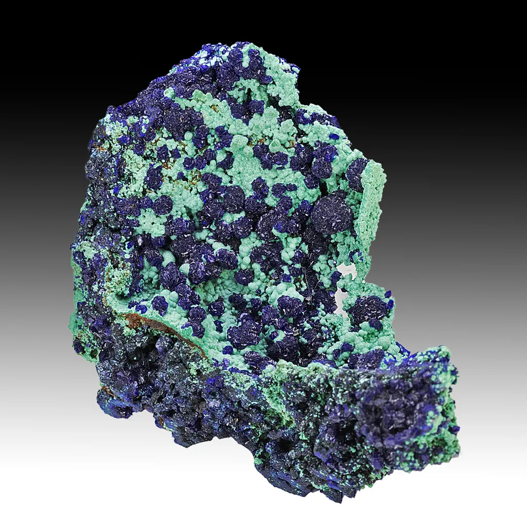 Azurite with Malachite image