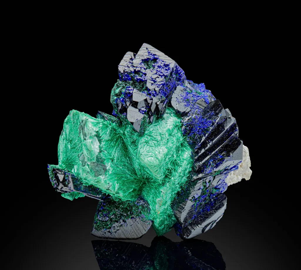 Azurite with Malachite image