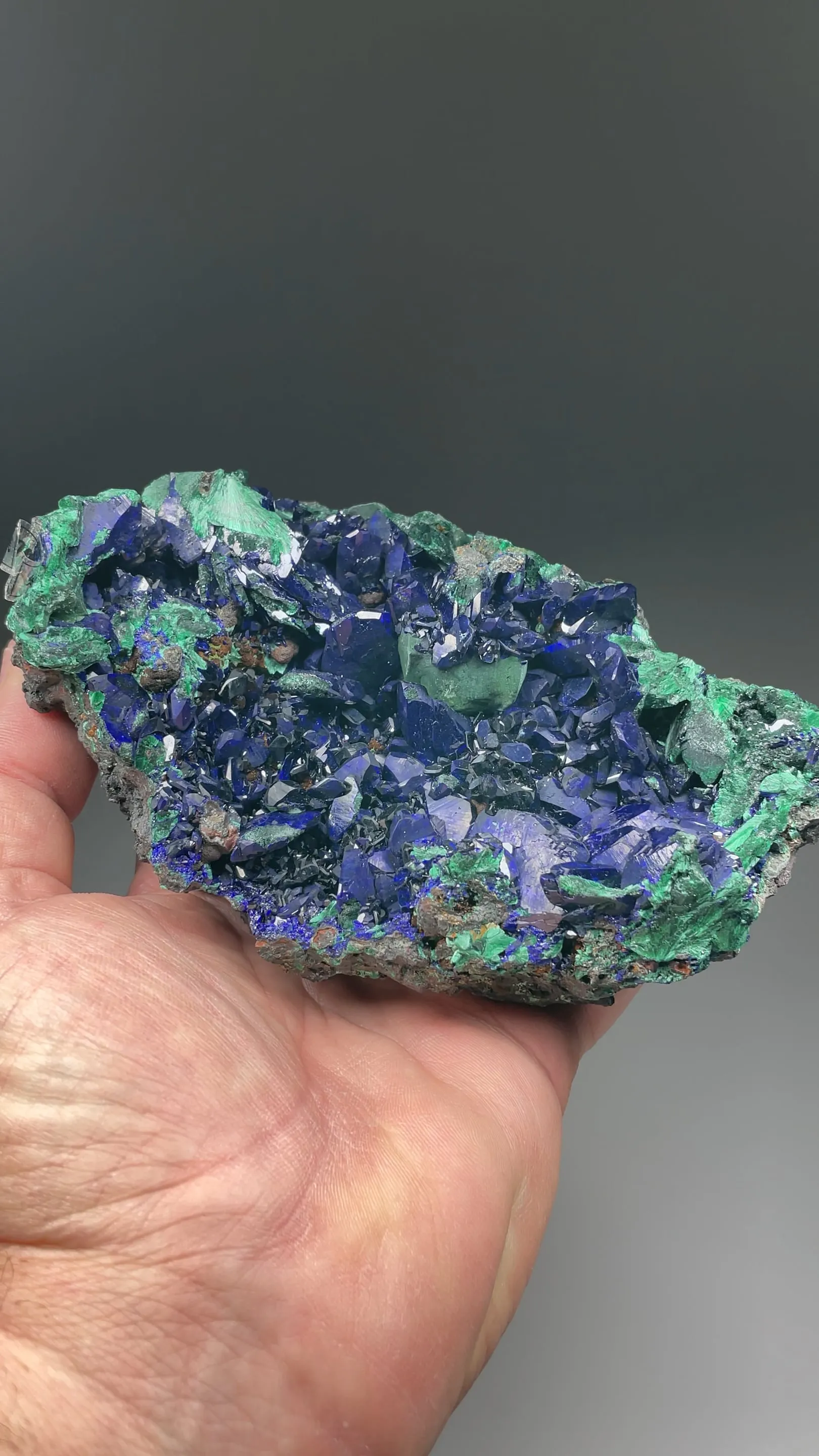 Azurite with Malachite - image 2