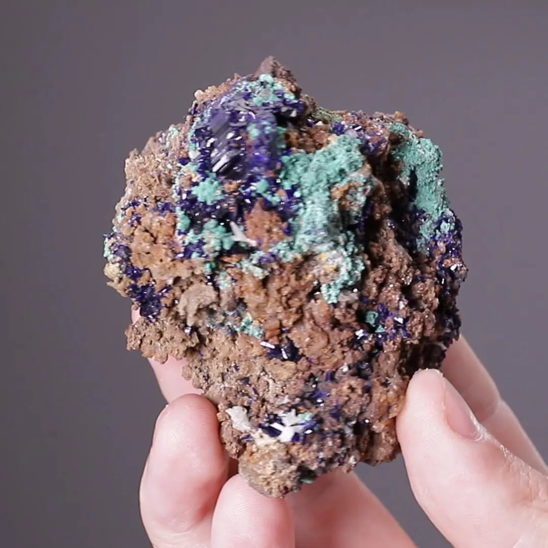 Azurite with Malachite - image 2