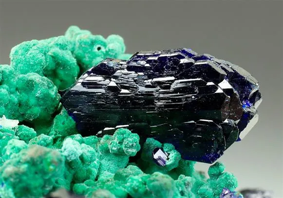 Azurite with Malachite image