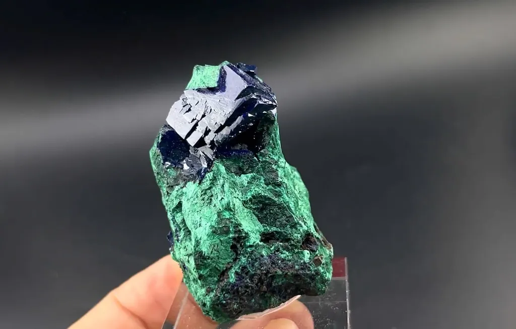 Azurite with Malachite - image 3