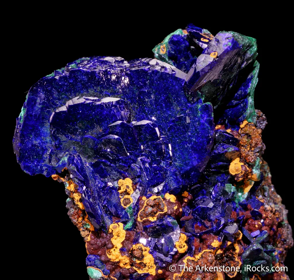 Azurite with Malachite image