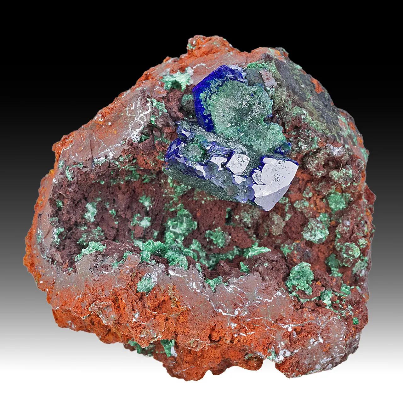 Azurite with Malachite - image 1