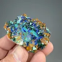 Azurite with Malachite, Brochantite - image 2