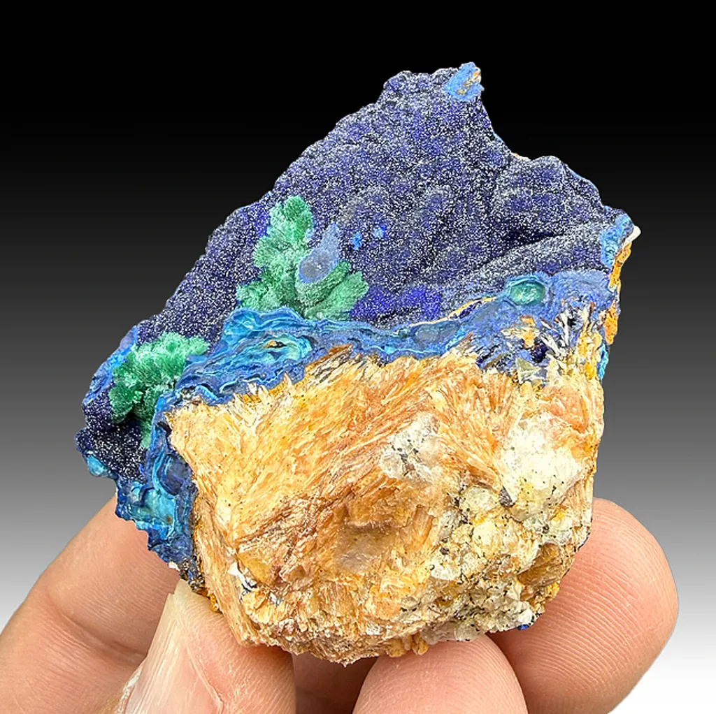 Azurite with Malachite image