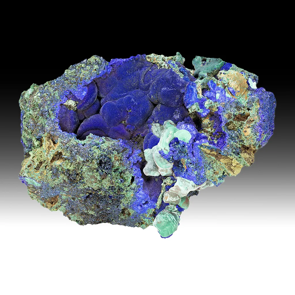 Azurite with Malachite image