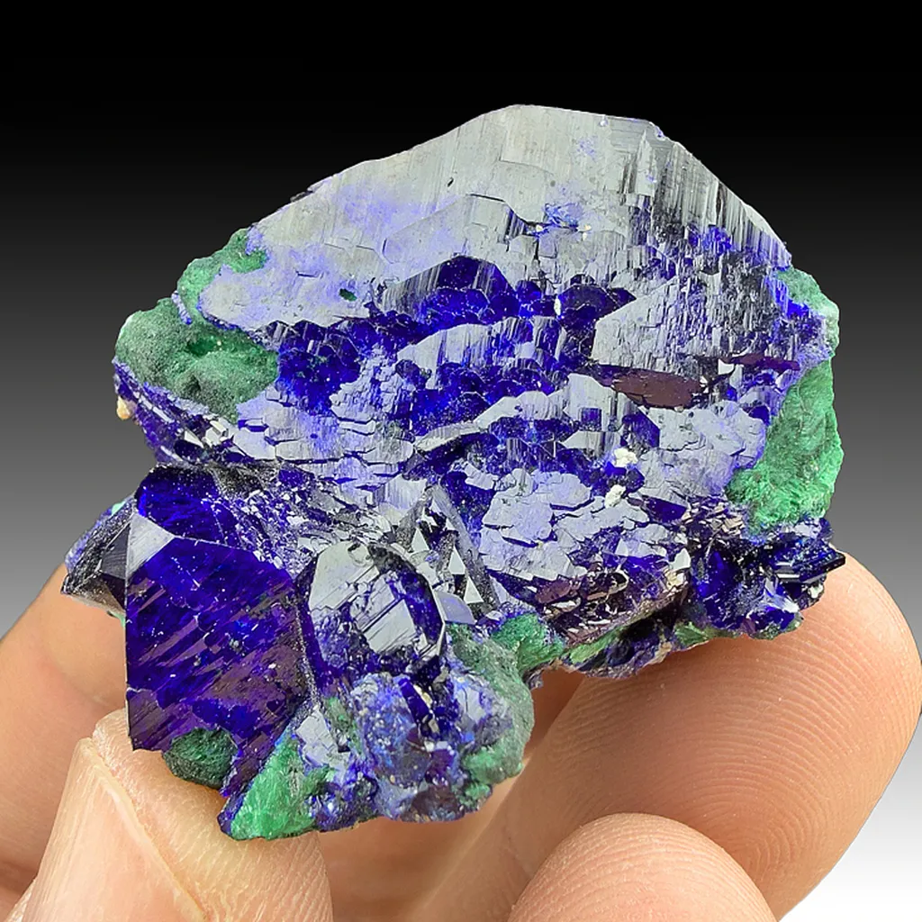 Azurite with Malachite image